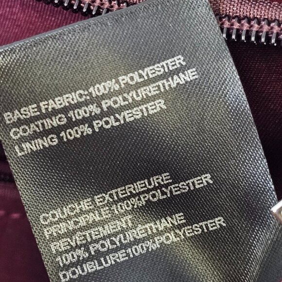 Anthropologie Oversize Pillow Clutch Shoulder Bag, Wine, Faux Leather, NWT - Picture 6 of 9